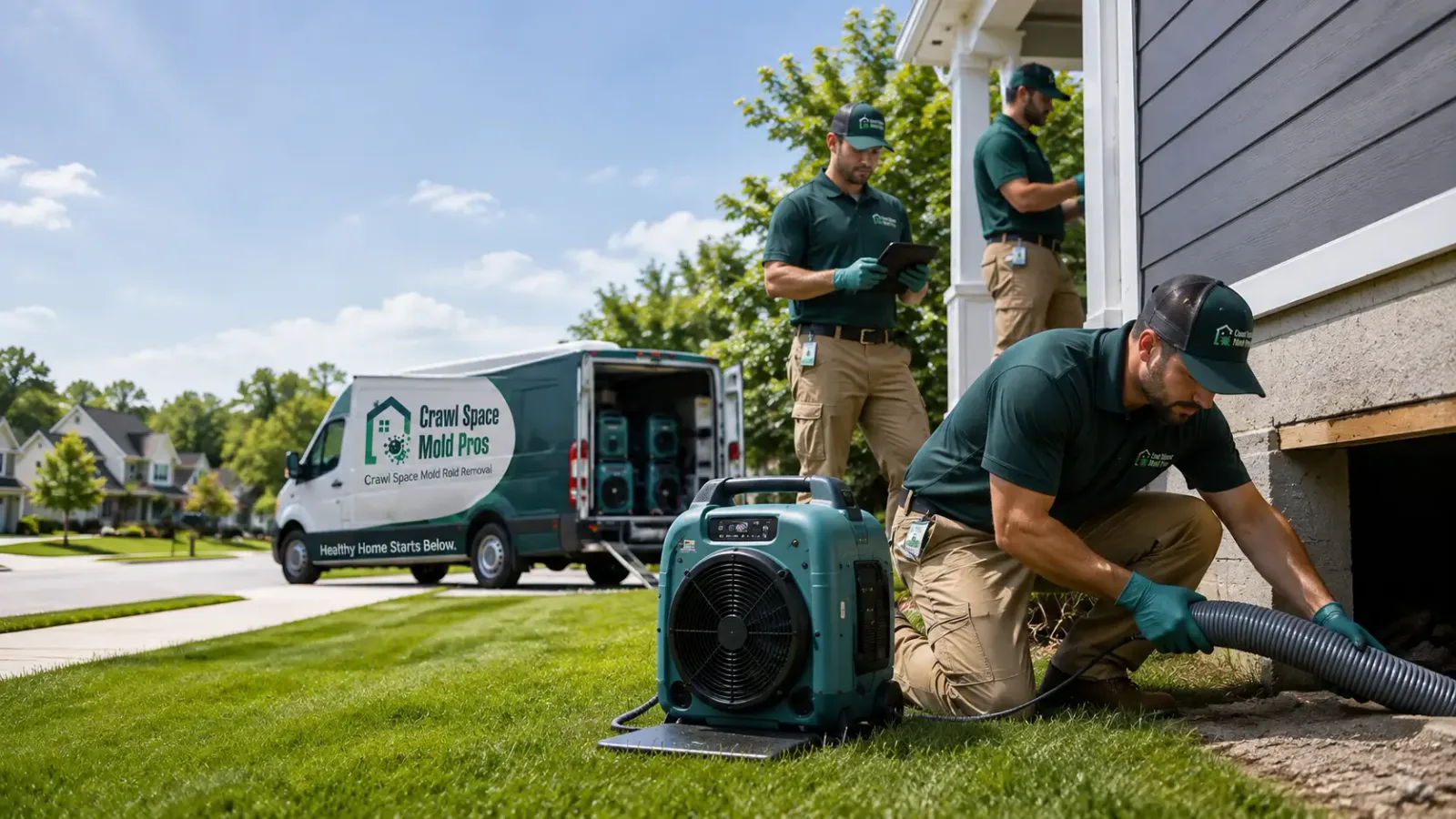Crawl Space Mold Removal in Quincy, MI